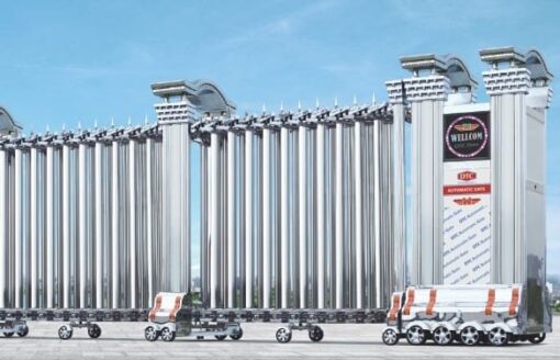 Nguyên lý hoạt động của cổng xếp inox