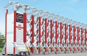 CỔNG XẾP NHÔM TỰ ĐỘNG
