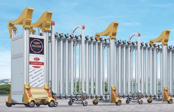 Cổng xếp nhôm