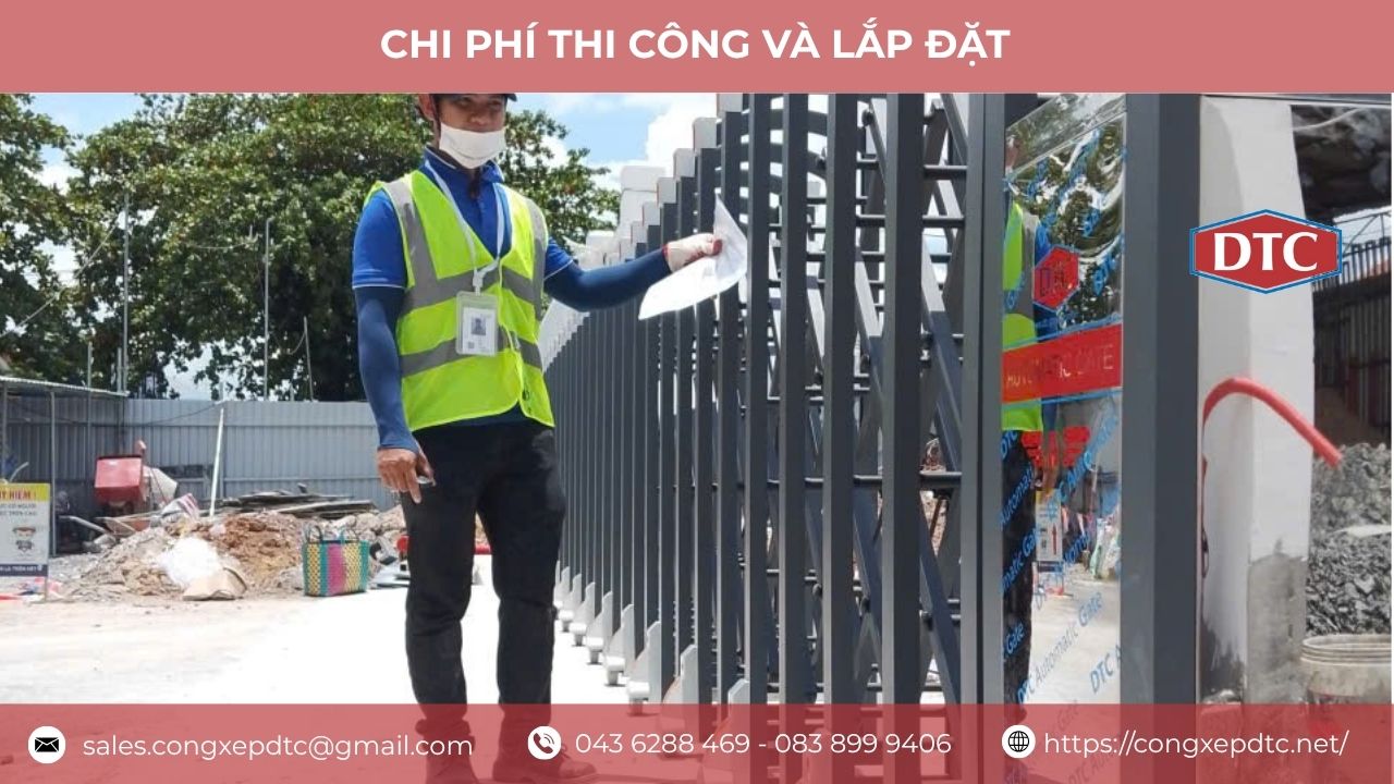Chi phí thi công và lắp đặt