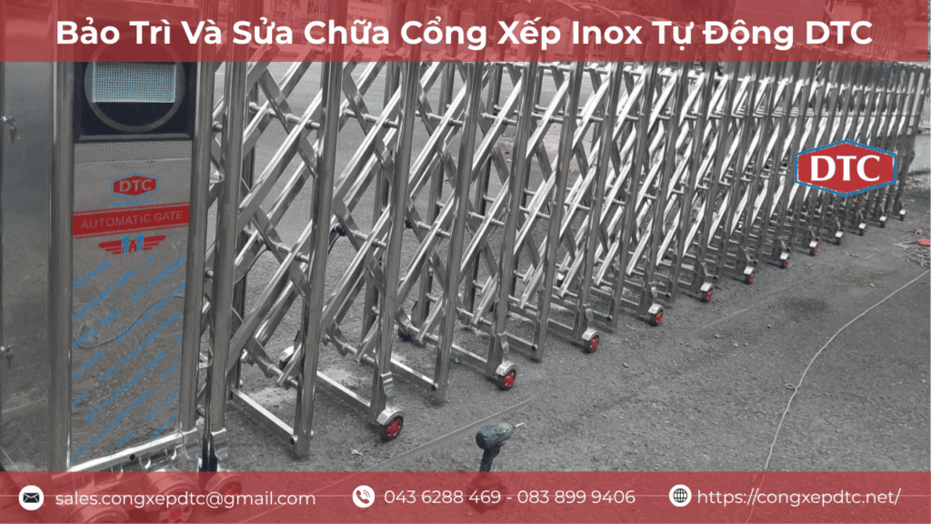 Motor cho cổng xếp inox