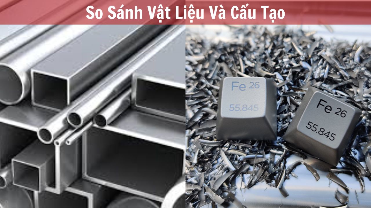 So Sánh Vật Liệu Và Cấu Tạo