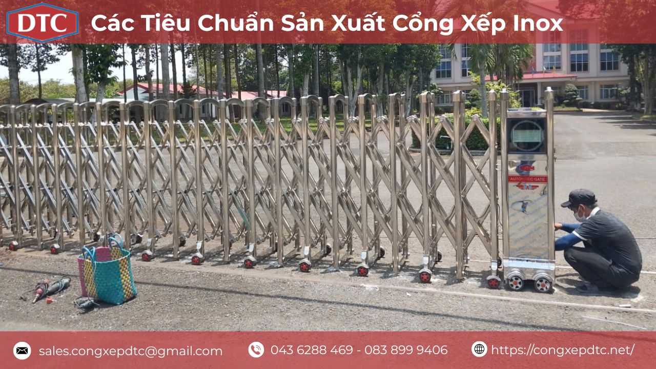 CÁC TIÊU CHÍ QUAN TRỌNG KHI LỰA CHỌN CỔNG XẾP INOX CÔNG NGHIỆP
