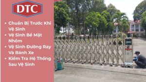 Quy Trình Đảm Bảo An Toàn Khi Dùng Cổng Nhôm