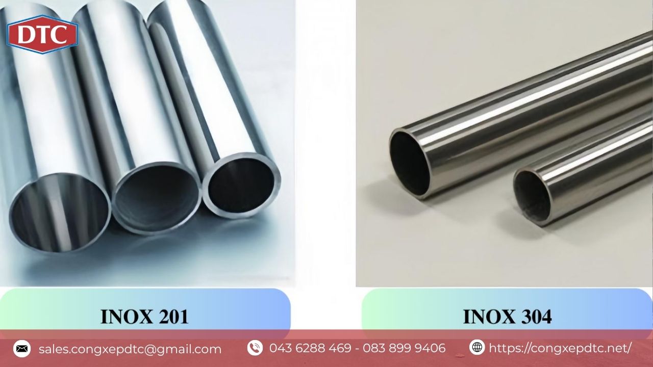 So sánh inox 304 và inox 201: Ưu điểm và nhược điểm