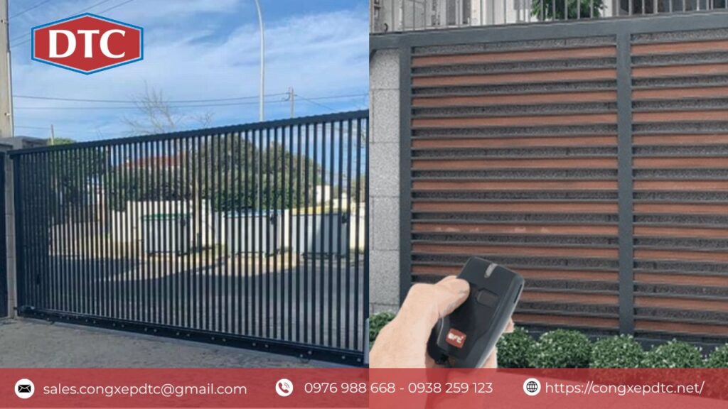 Có Nên Chọn Cổng Trượt Tay Và Cổng Trượt Tự Động DTC
