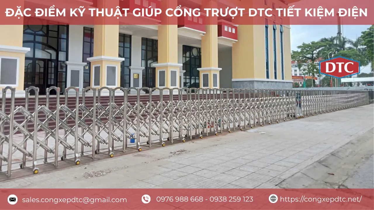 Tiết kiệm năng lượng cổng trượt