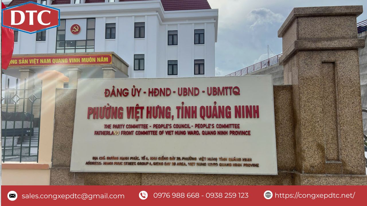 Thông tin công trình lắp đặt cổng xếp inox 304