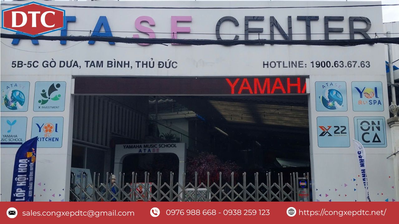 Thông tin công trình lắp đặt cổng xếp inox 304