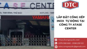 Thông tin công trình lắp đặt cổng xếp inox 304