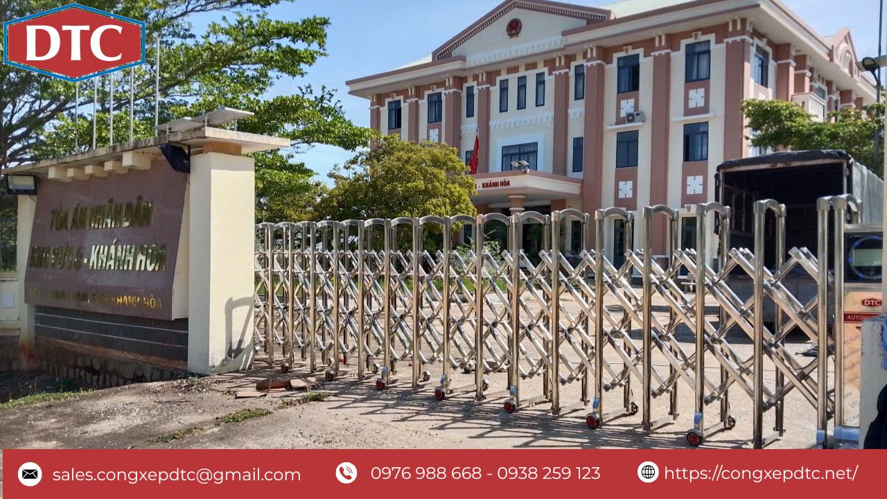 Cổng đi vào hoạt động tốt, đáp ứng đầy đủ côgn năng sử dụng mà khách hàng yêu cầu