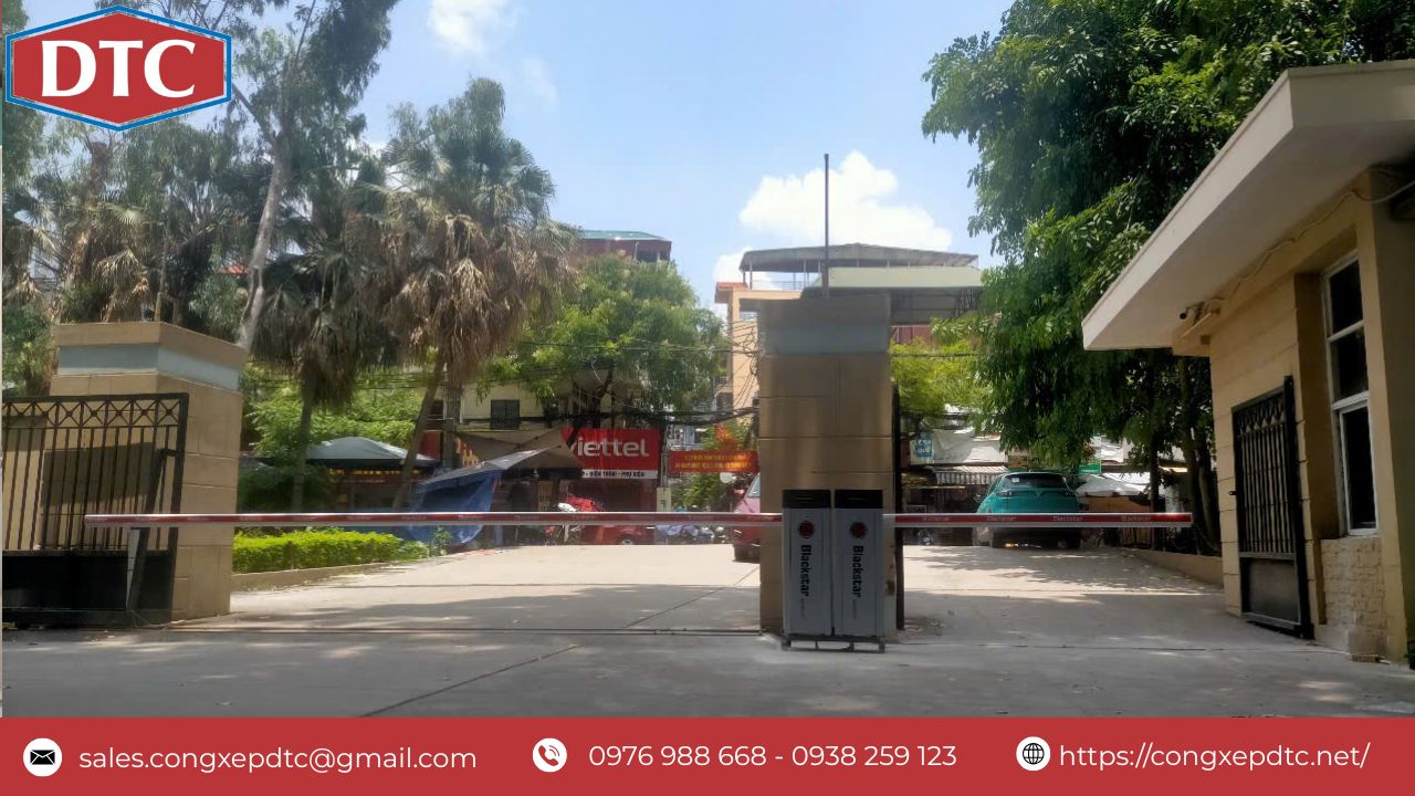 Lắp Đặt Barie Tự Động Tại Viện Khoa Học Công Nghệ Xây Dựng