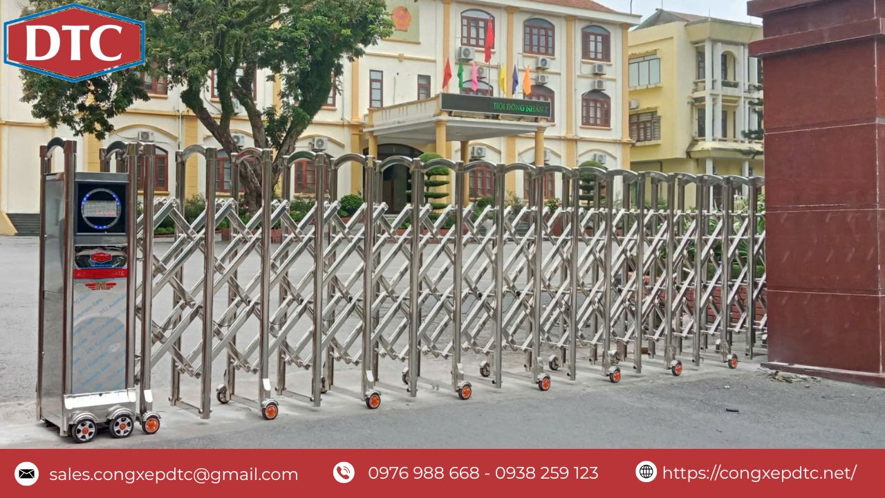 Chất liệu inox 304 bền đẹp với thời gian, nhất là trong môi trường gần biển như ở Vân Đồn, Quảng Ninh